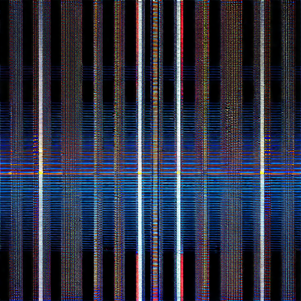 Close-up of sensor array