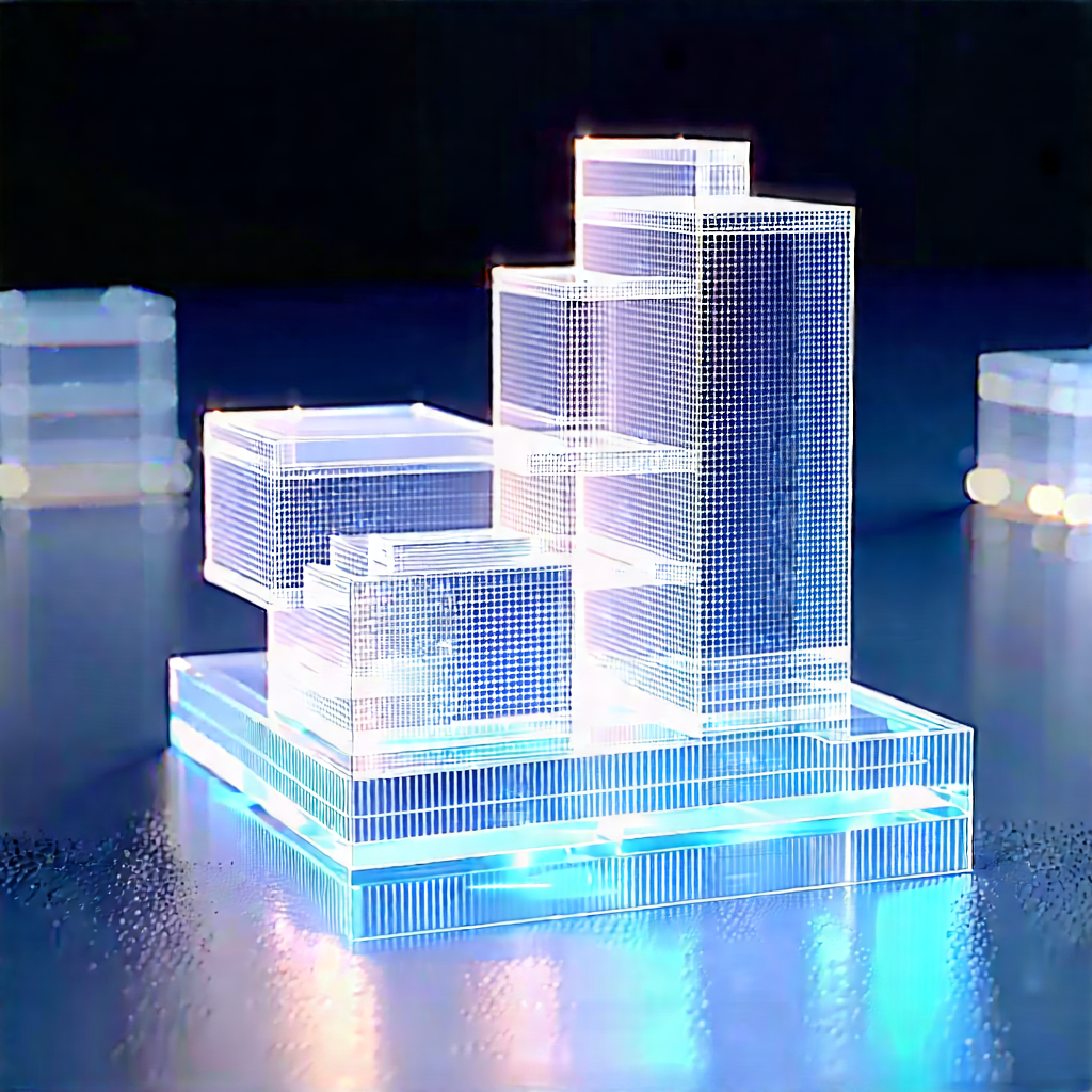 Educational Technology In Design Studio With Blue Light