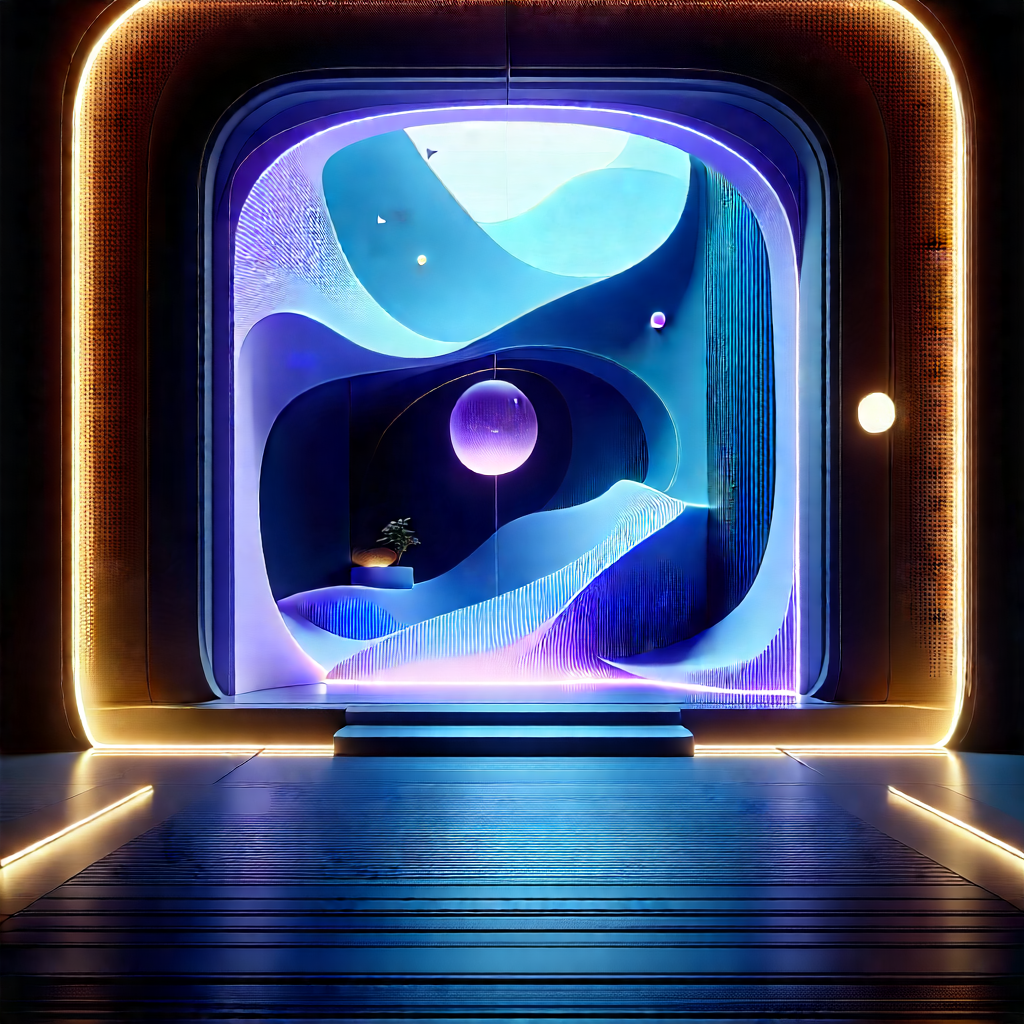 Futuristic Smart Home With Image, There