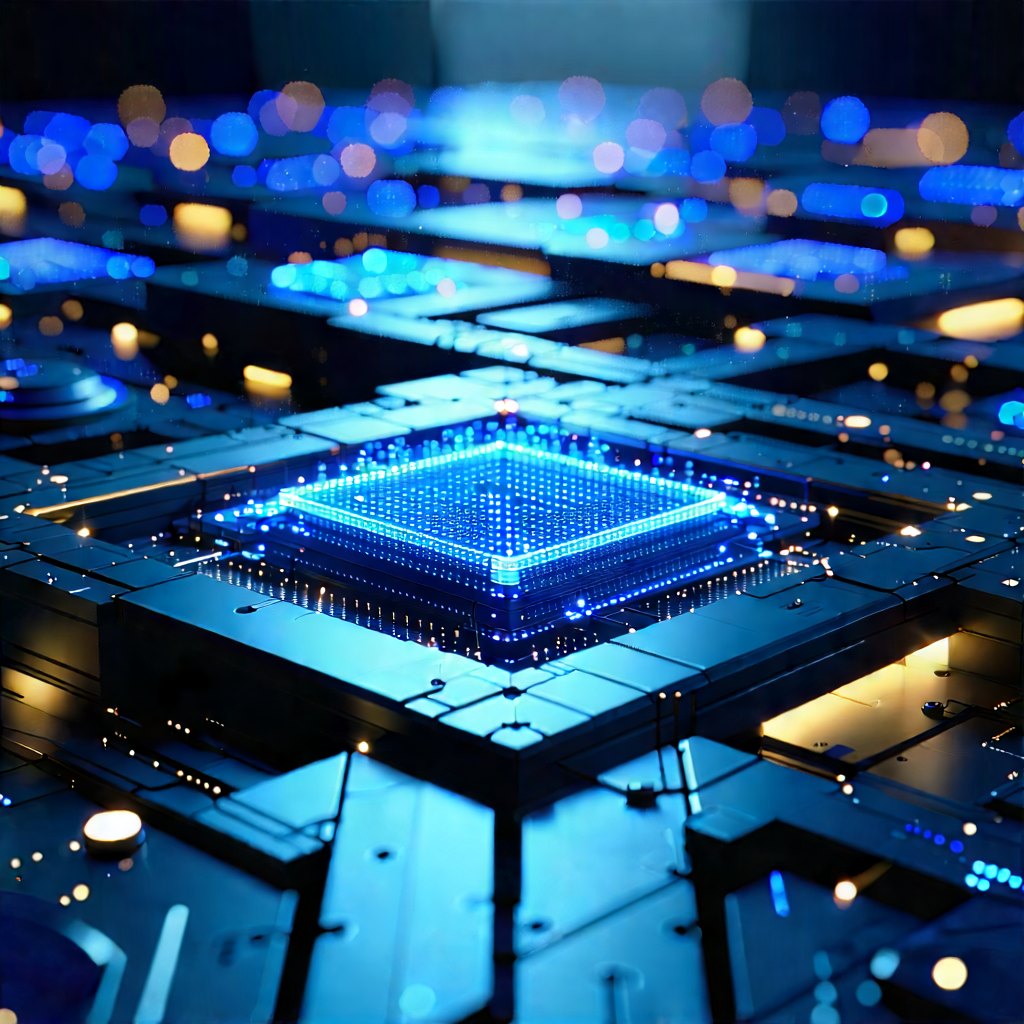 Close-up Of Sensor Array With Image, There