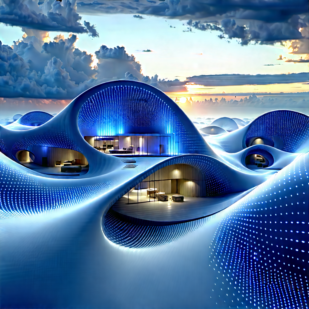 Innovative Renewable Energy Design With Futuristic Cityscape