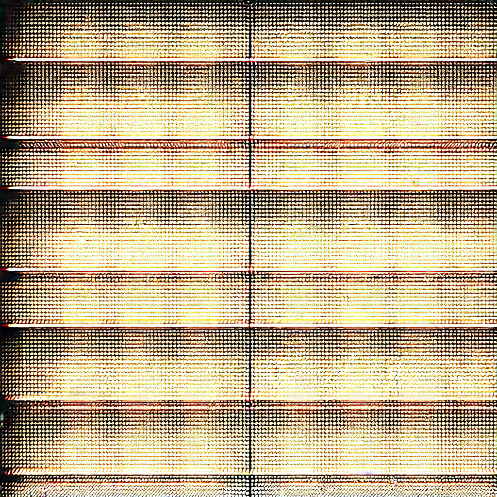 Close-up of sensor array