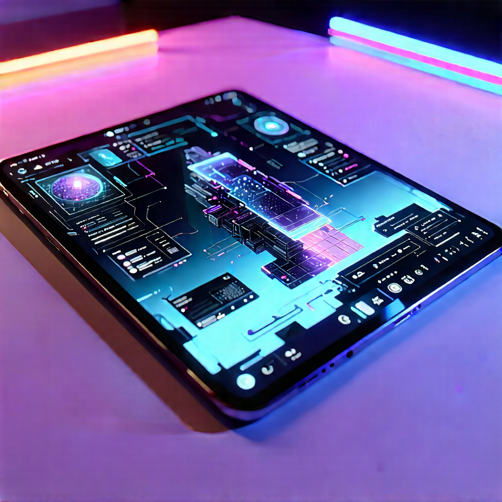Tablet With User Interface With Tablet Computer