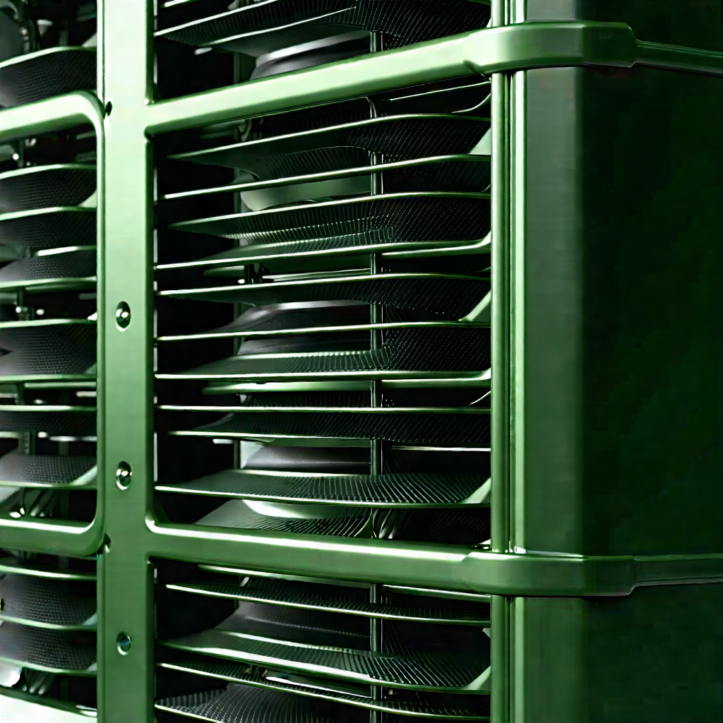 Close-up of cooling system