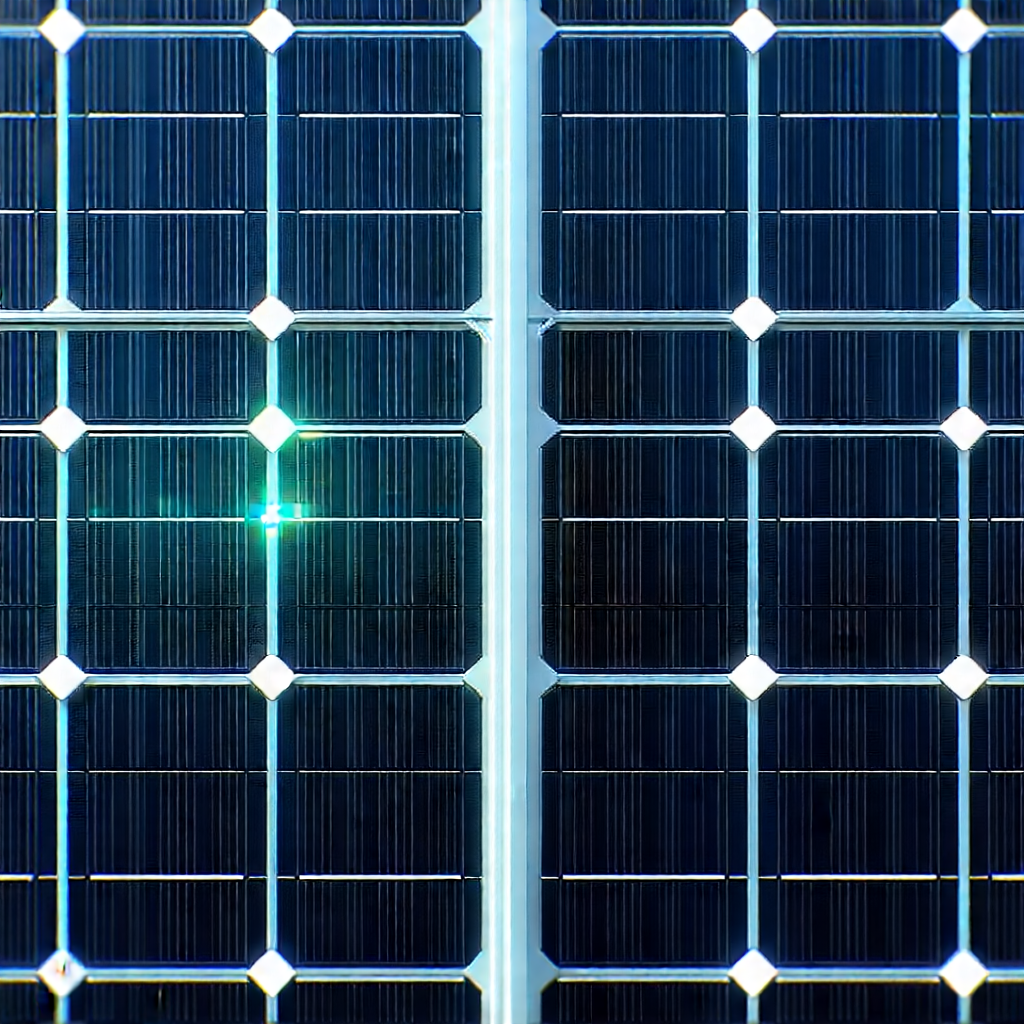 Solar panel with holographic projection