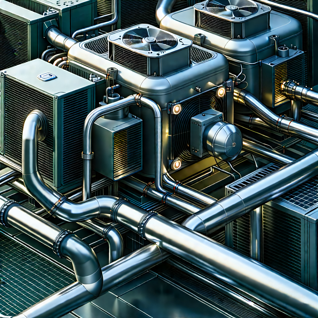 Close-up Of Cooling System With Image, There