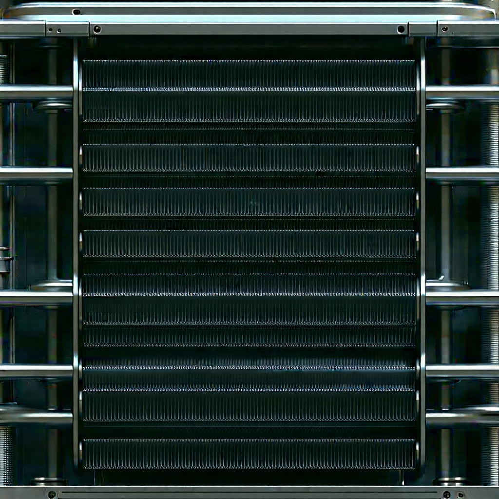 Close-up of cooling system