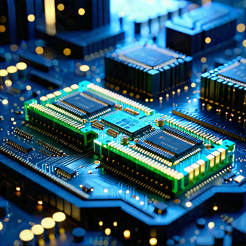 Close-up of memory module