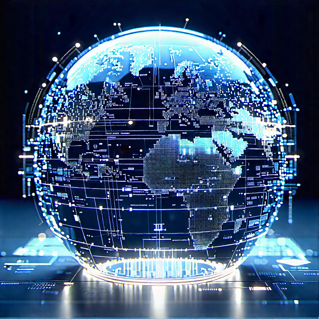 Big Data Visualization With Large, Blue,