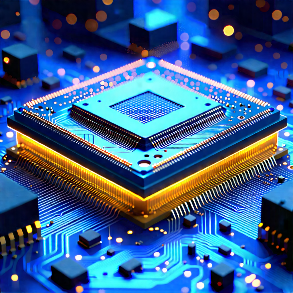 Microchip with (digital:1.22) particles