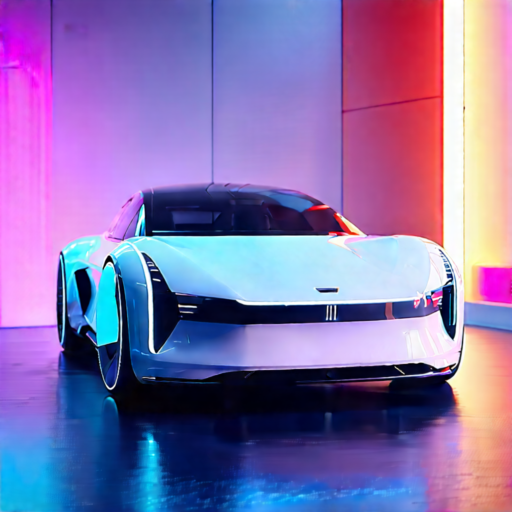 Innovative Electric Vehicle Design With Futuristic Sleek