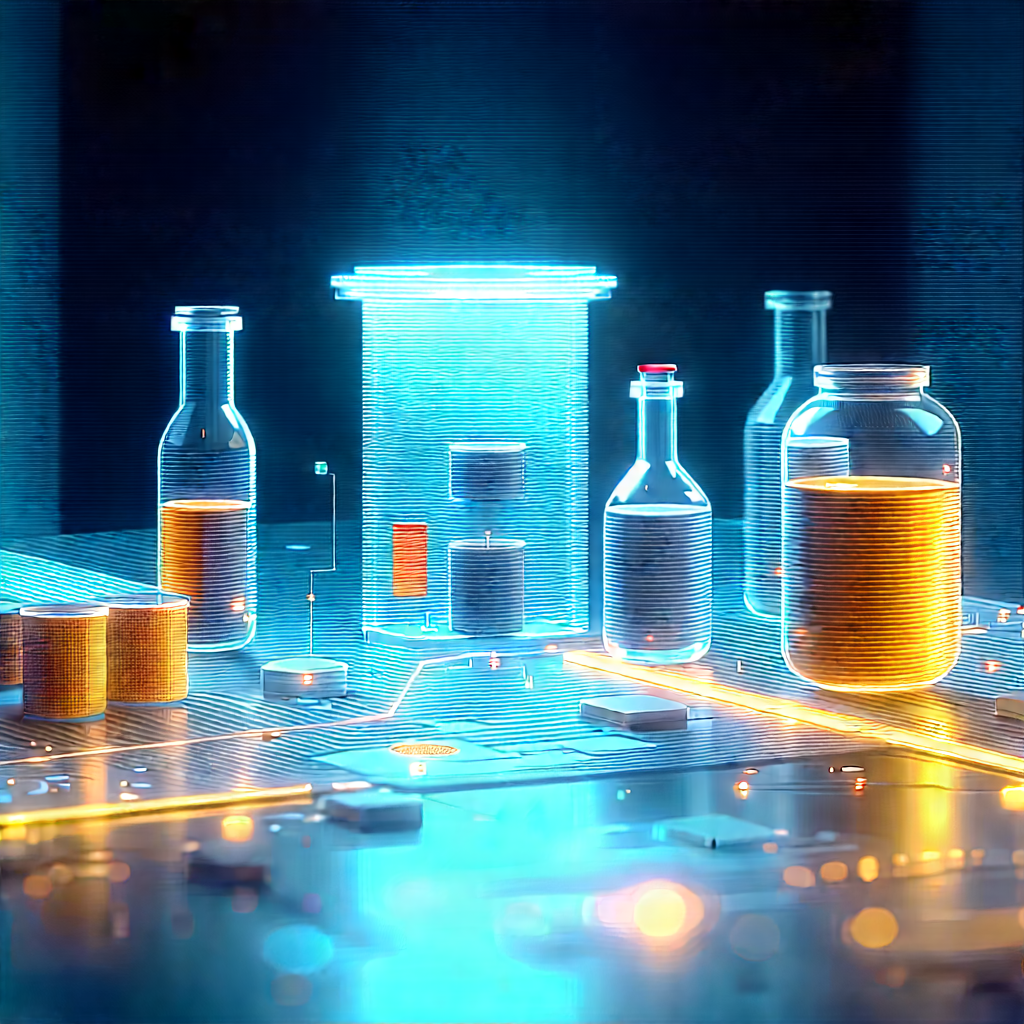 Financial Technology In Modern Laboratory With Image, There