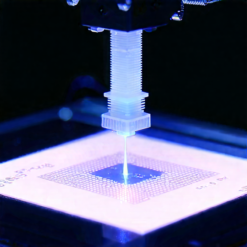 3d Printer With Holographic Projection With Blue Laser