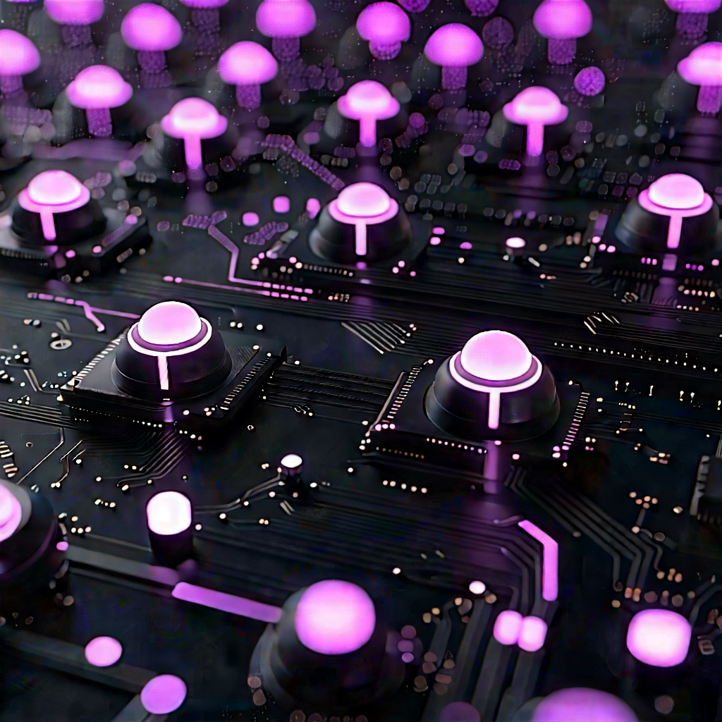 Close-up Of Sensor Array With Image, There