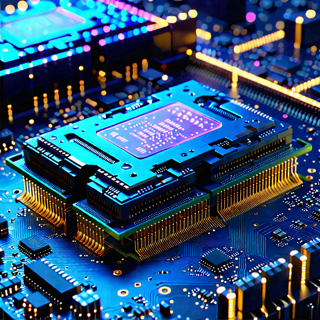 Close-up of memory module
