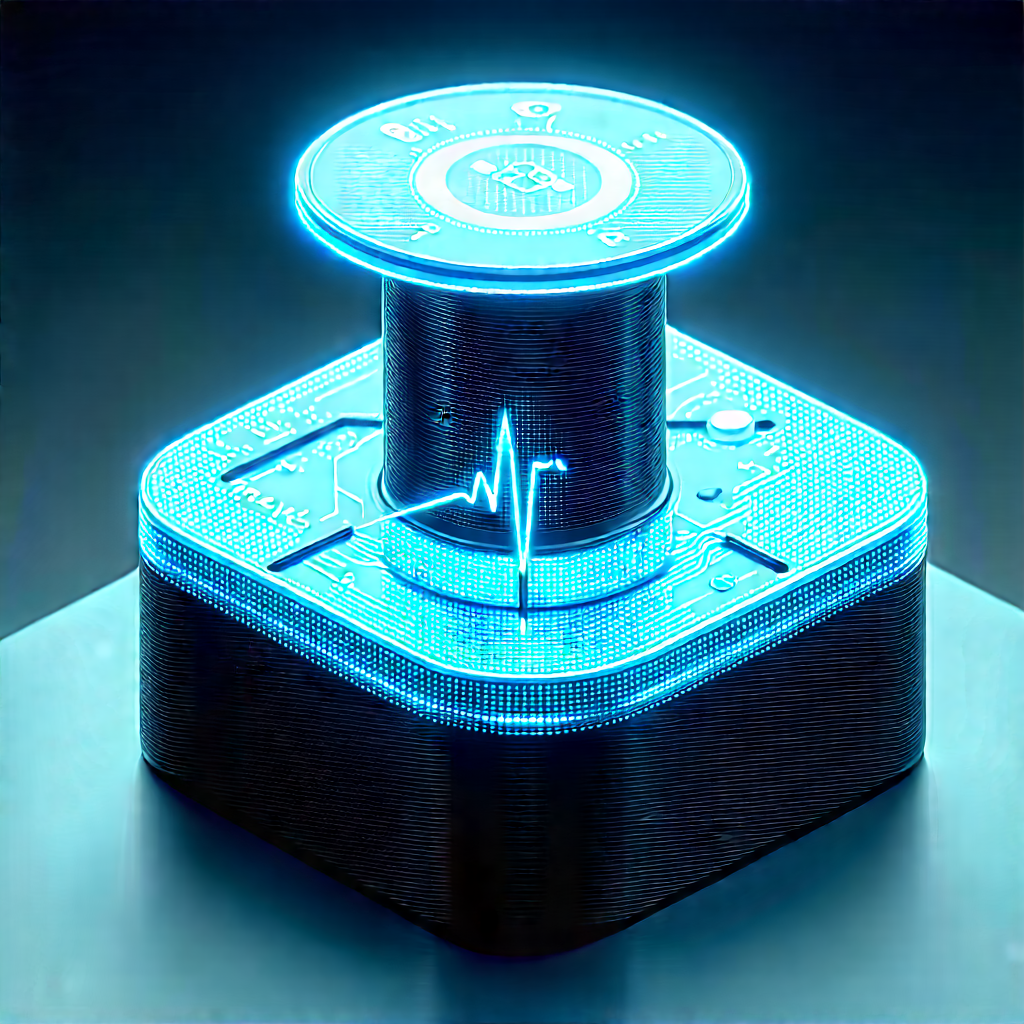 Innovative Medical Technology Design With Blue White