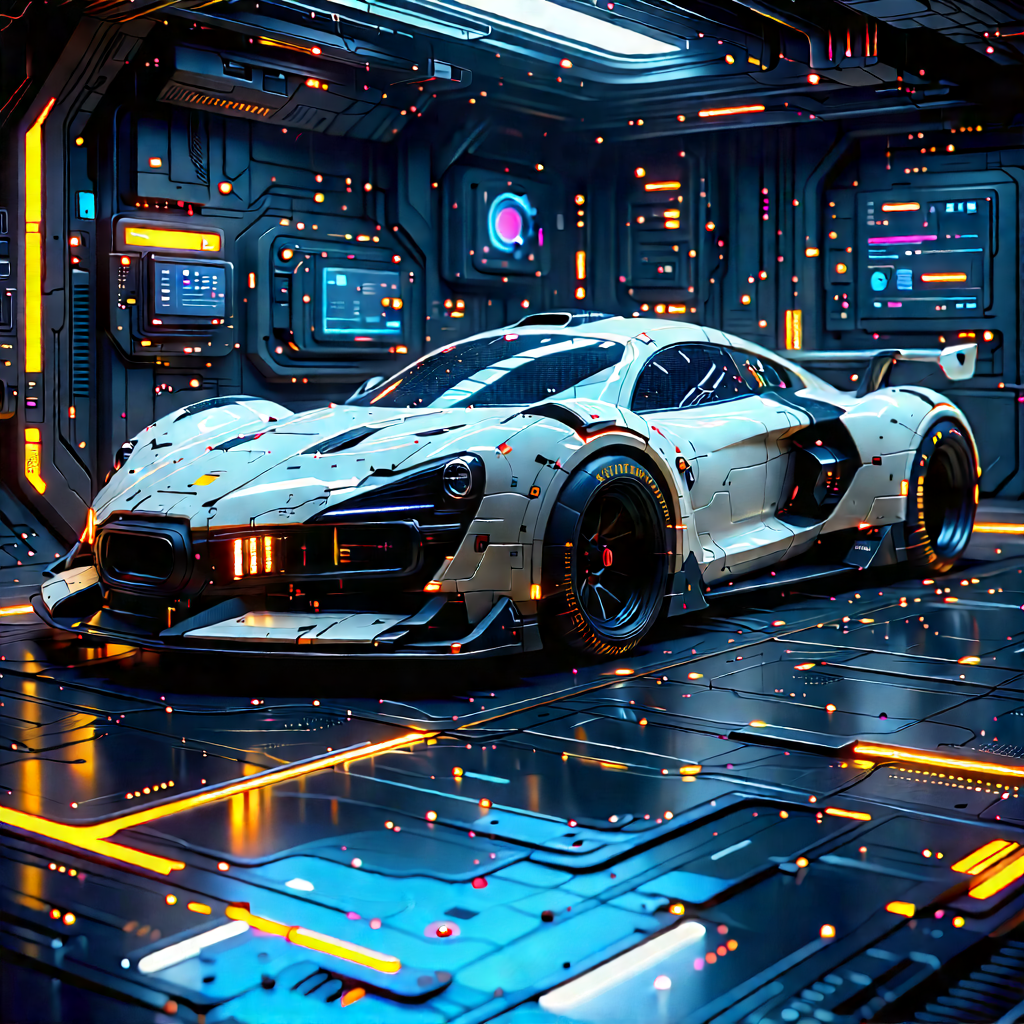 Automotive Technology In Tech Office With Image, There