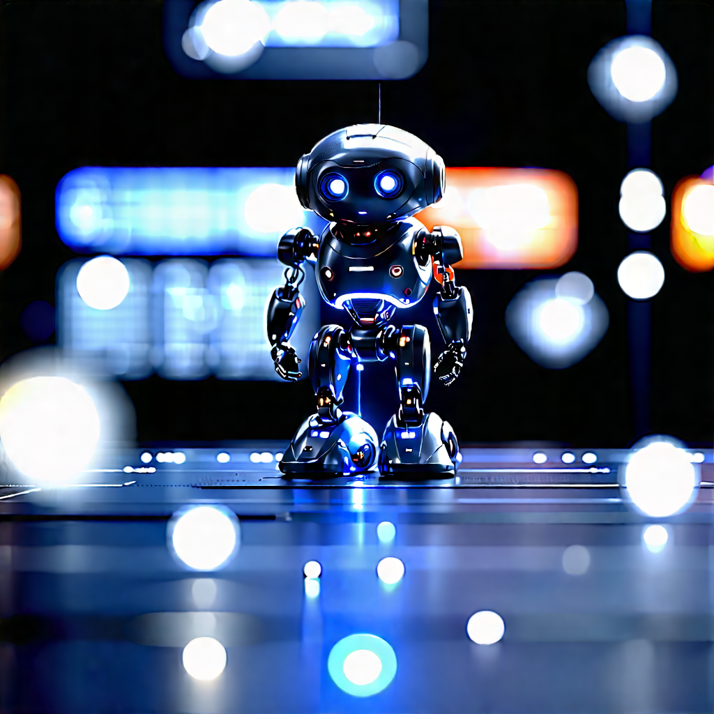 Robot With Laser Scanning With Small Robot