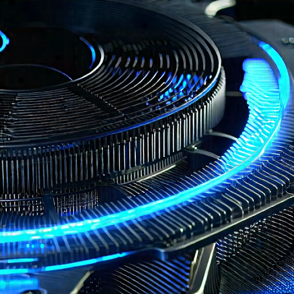 Close-up of cooling system
