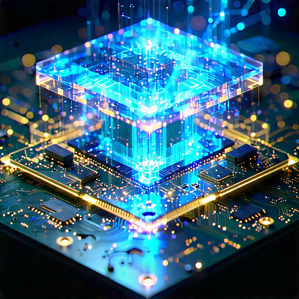 Quantum computer with data streams