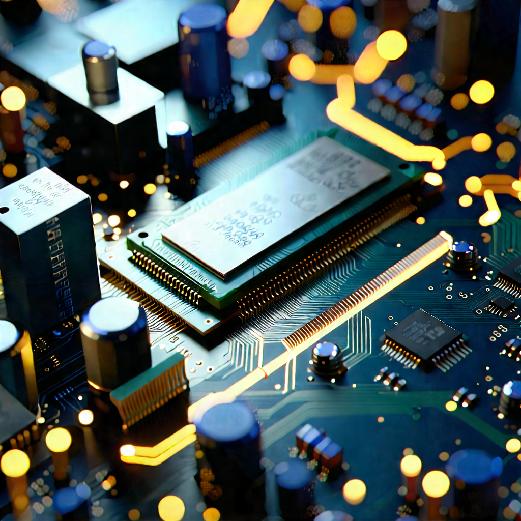 Close-up of memory module