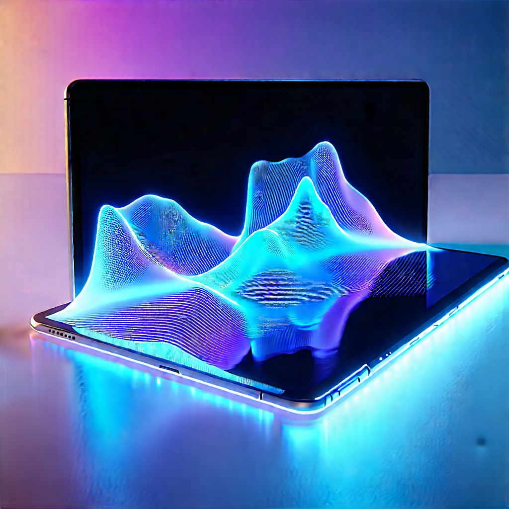 Tablet with holographic display