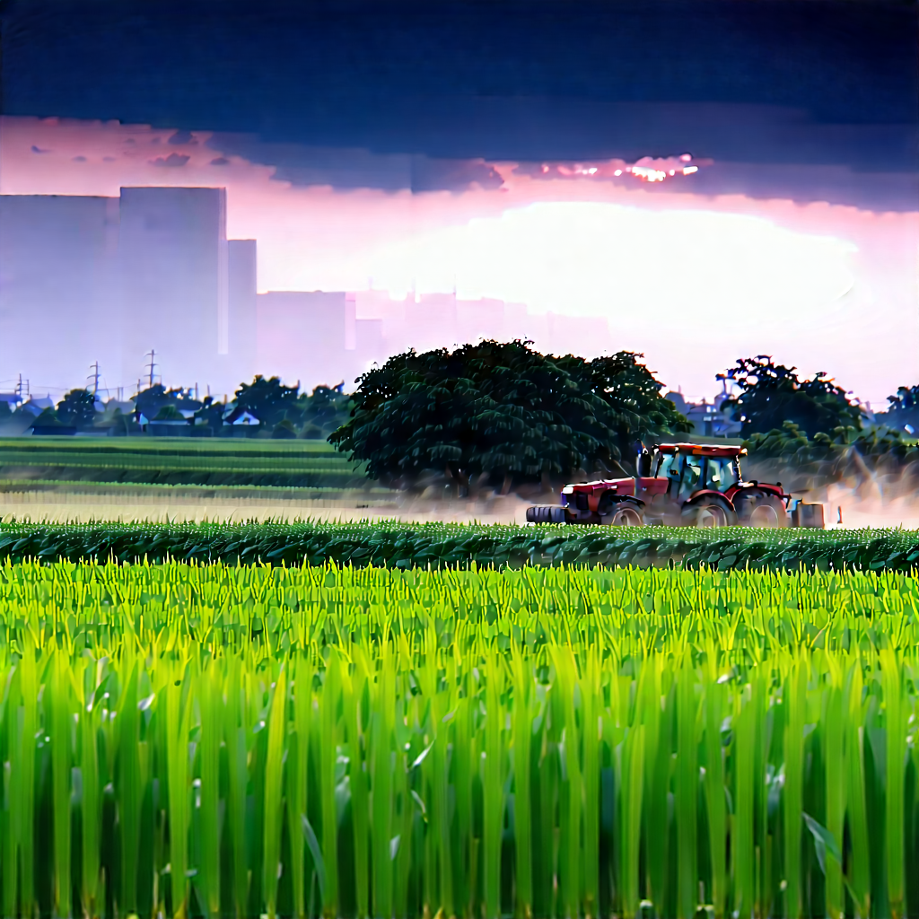 Agricultural Technology In Field Deployment With Large Tractor