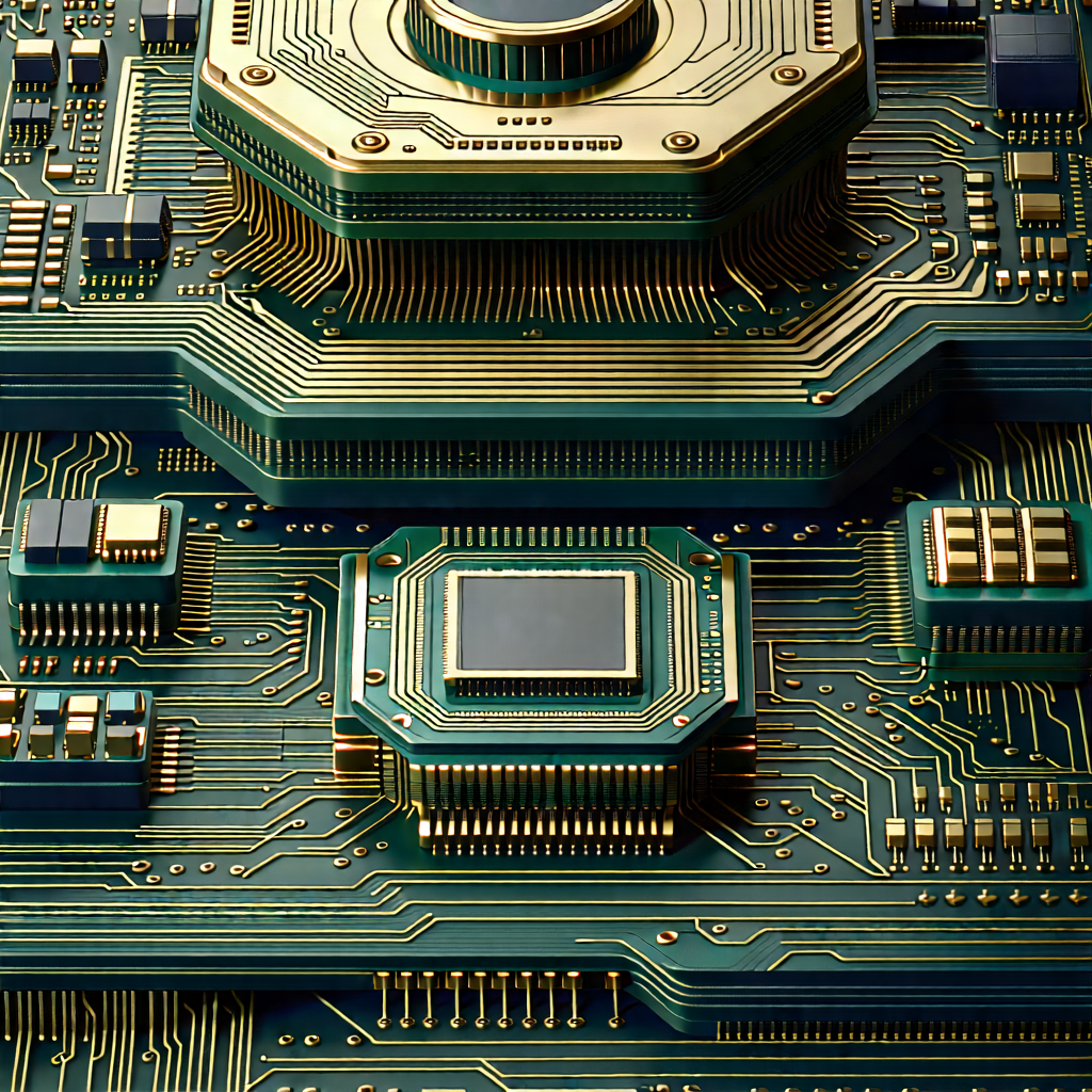 Close-up of sensor array