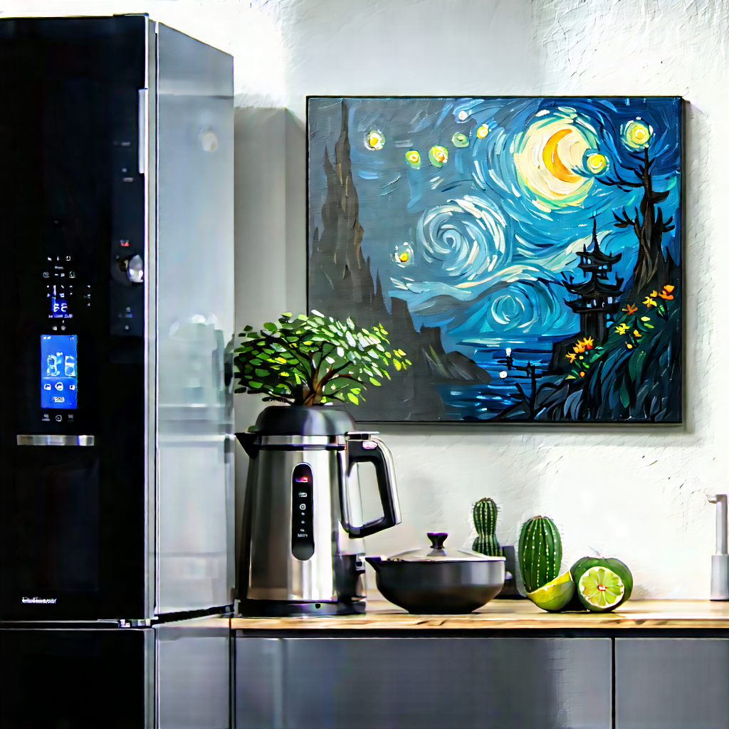 Innovative Smart Appliance Design With Kitchen Refrigerator