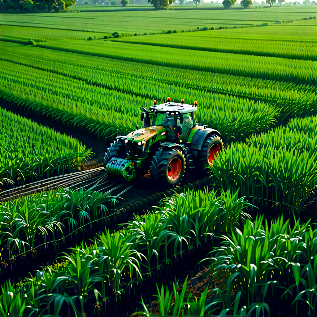 Agricultural Technology In Field Deployment With Large Green