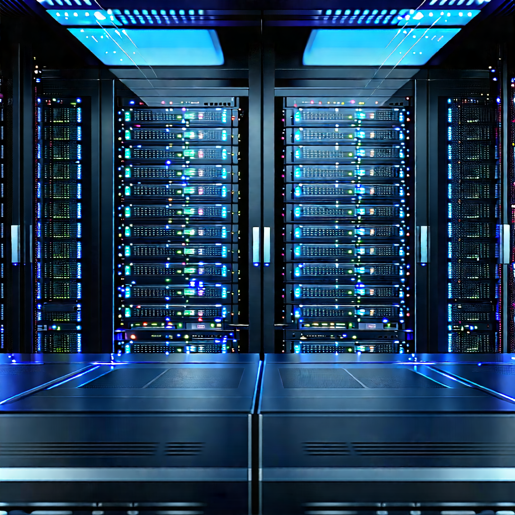 Server rack with laser scanning