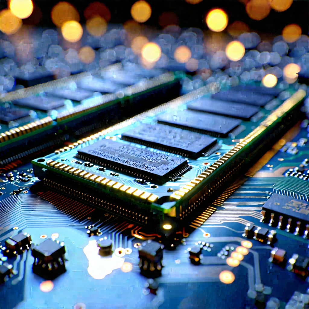 Close-up of memory module