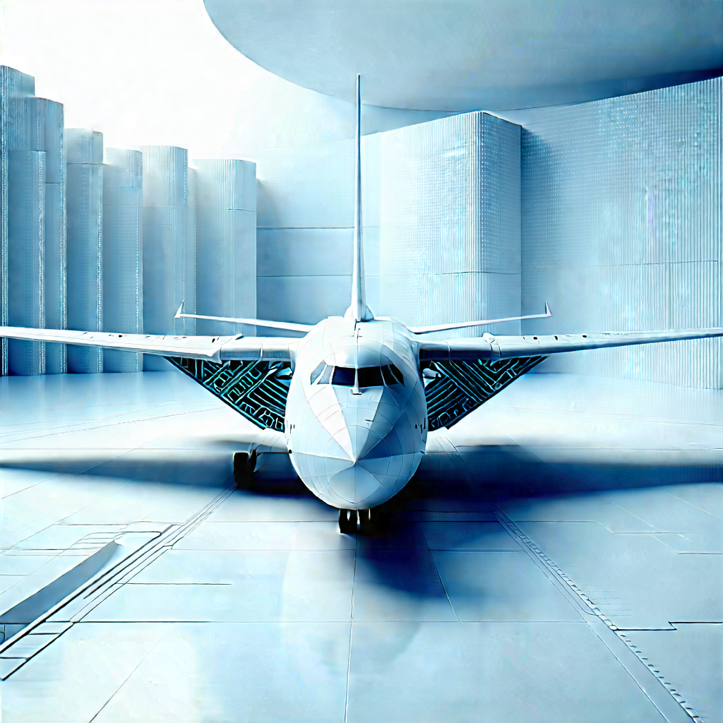 Aerospace Technology In Research Center With Large White
