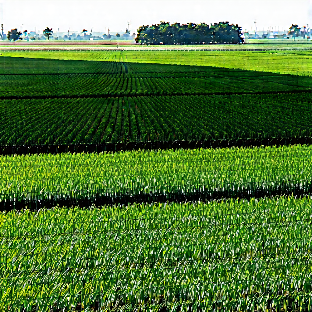 Agricultural Technology In (design:1.36) Studio With Large, Lush