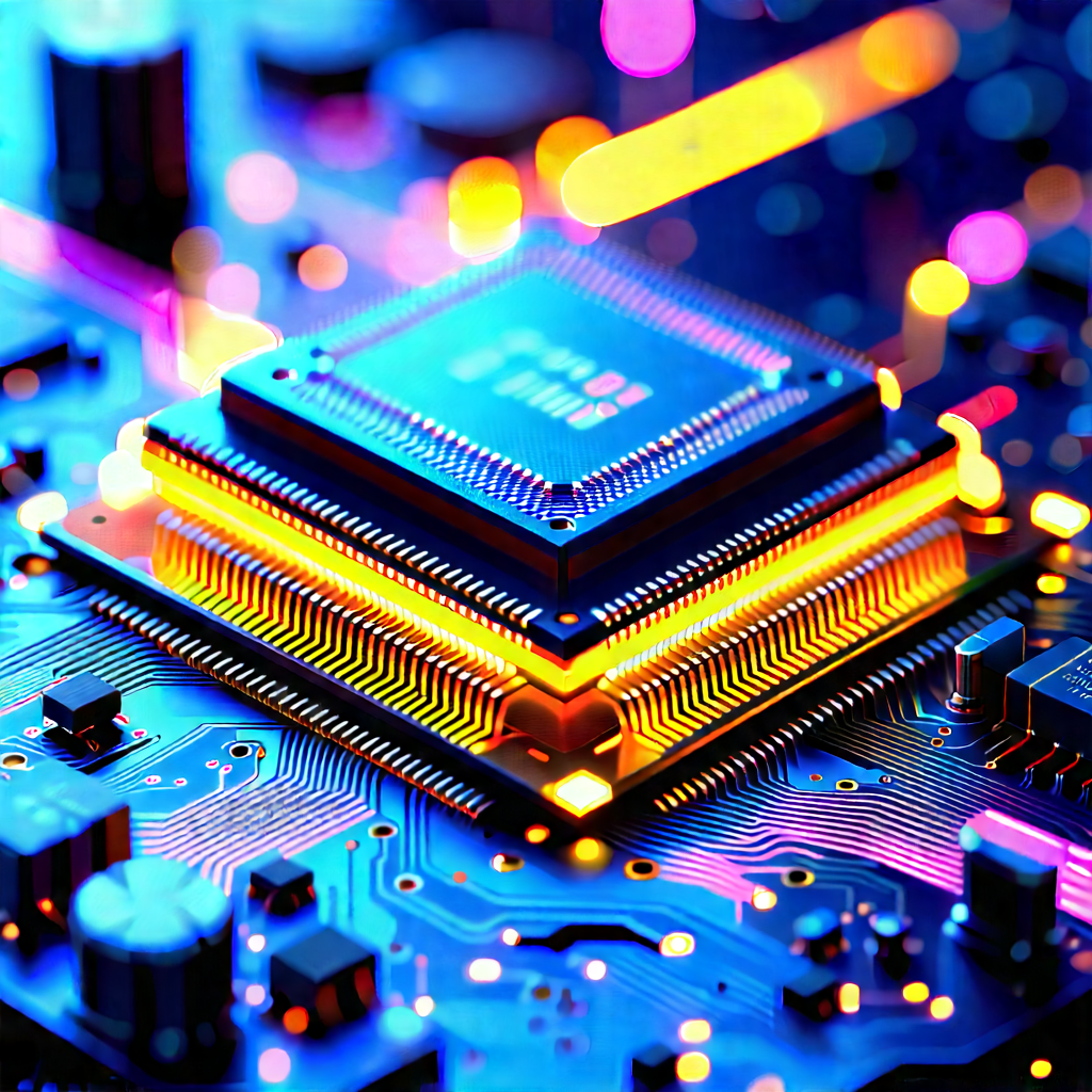 Microchip with holographic projection