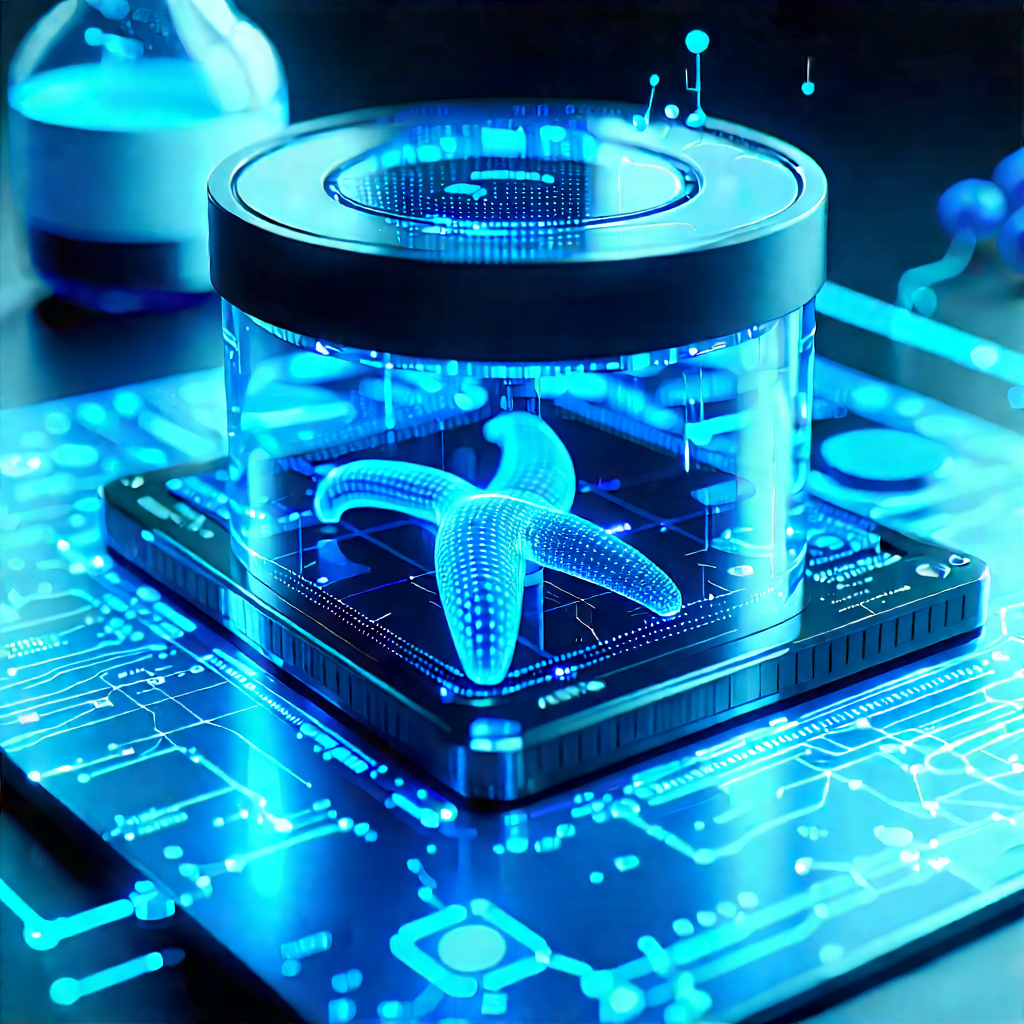 Healthcare technology in (modern:1.4) laboratory