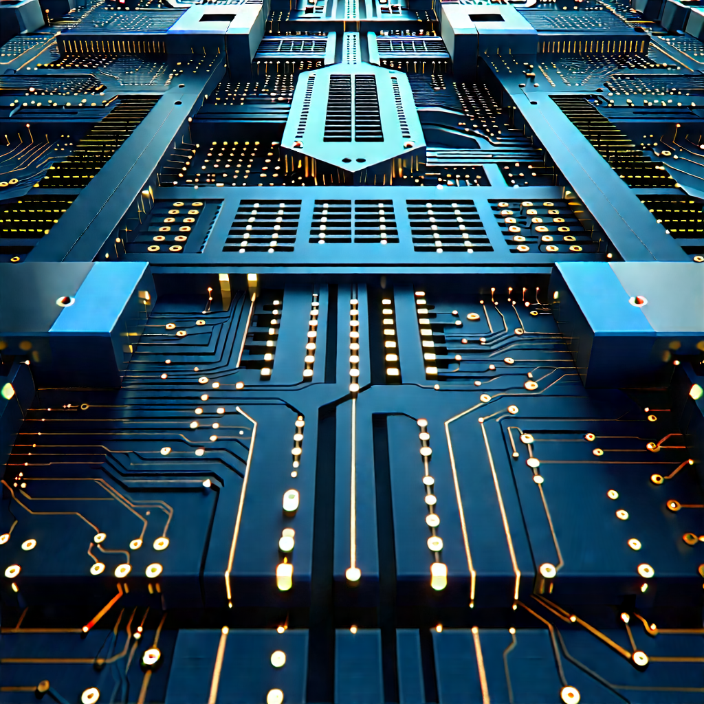 Close-up of sensor array