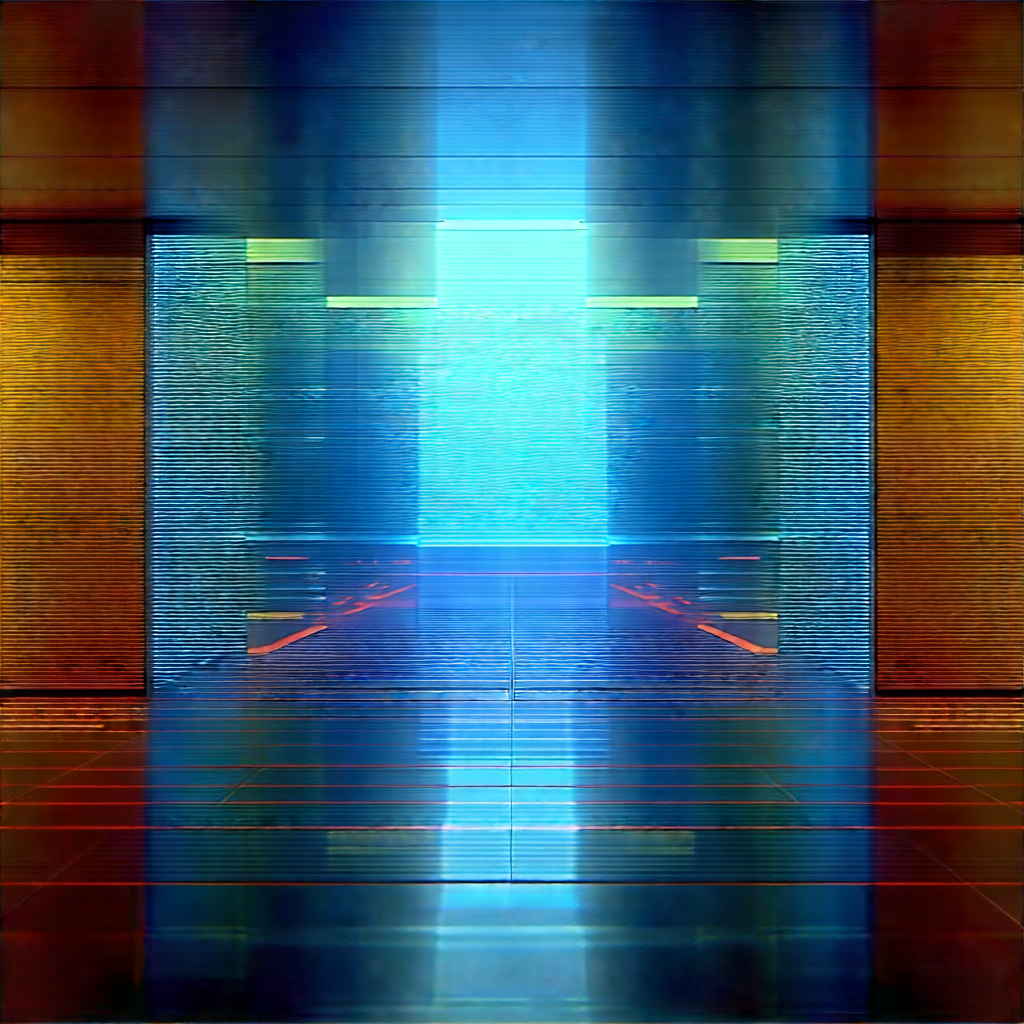 Futuristic research laboratory