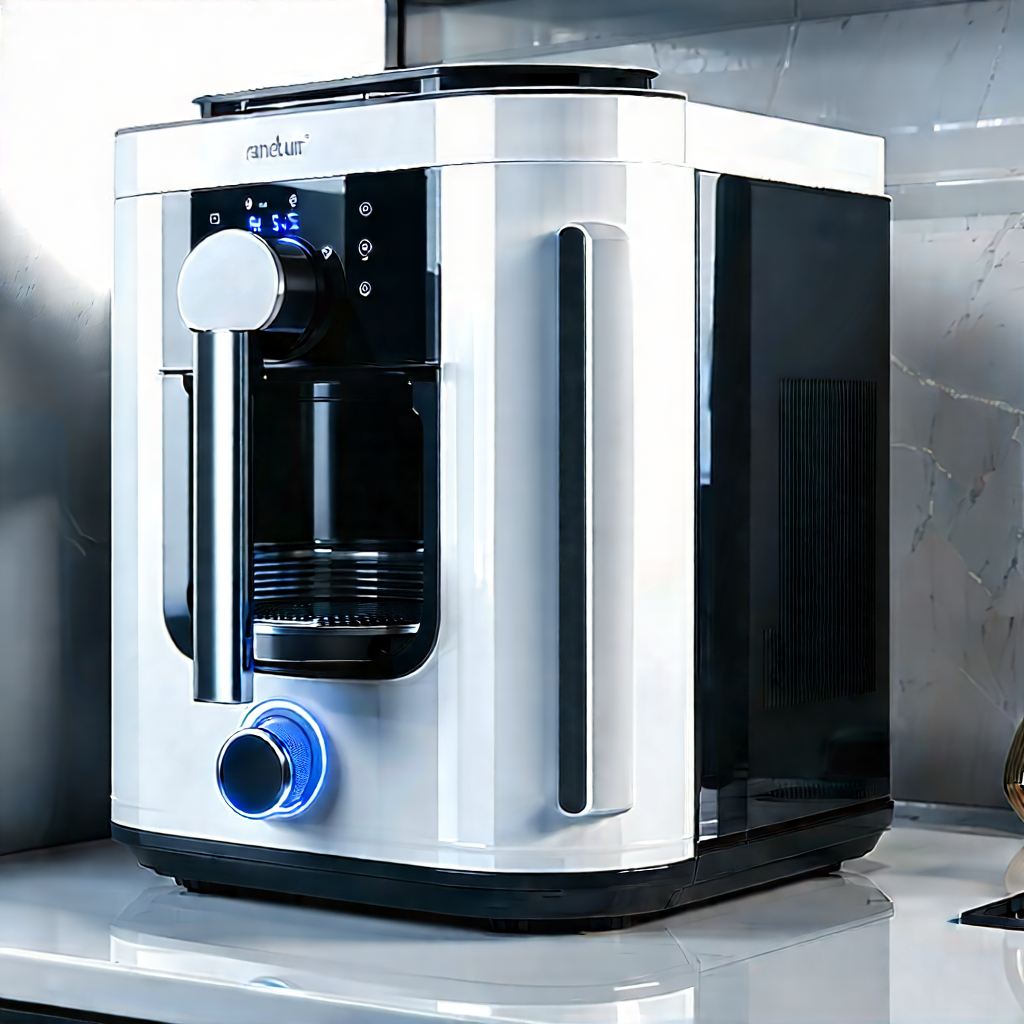 Innovative Smart Appliance (design:1.22) With White Coffee
