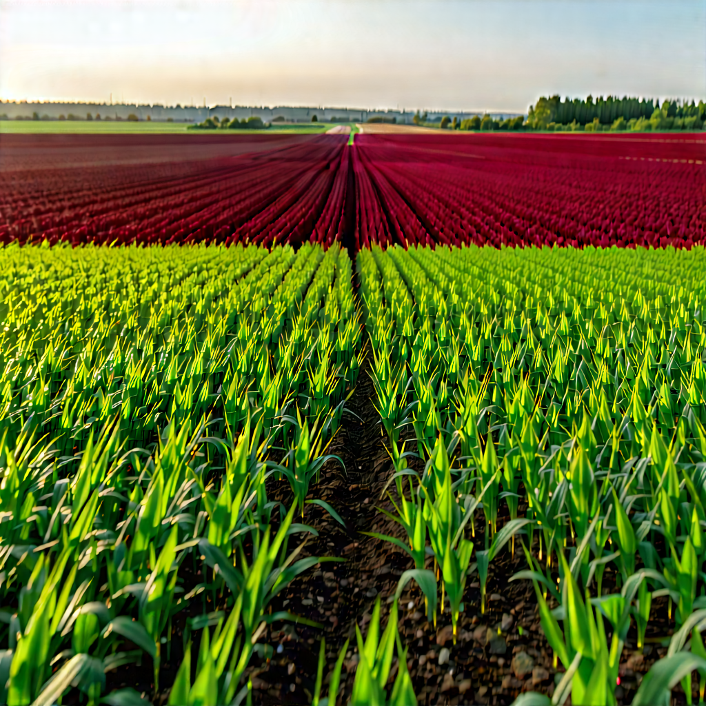 Agricultural Technology In Research Center With Large Field