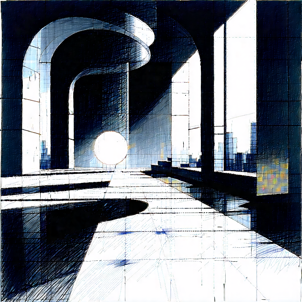 (futuristic:1.26) tech startup office
