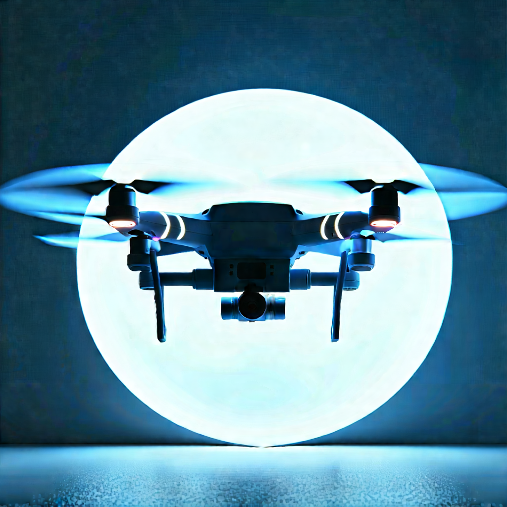 Drone With User Interface With Drone Flying