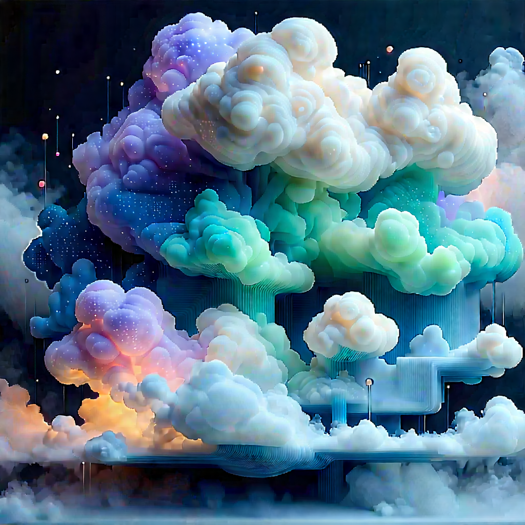 Cloud Computing Visualization With Image, There