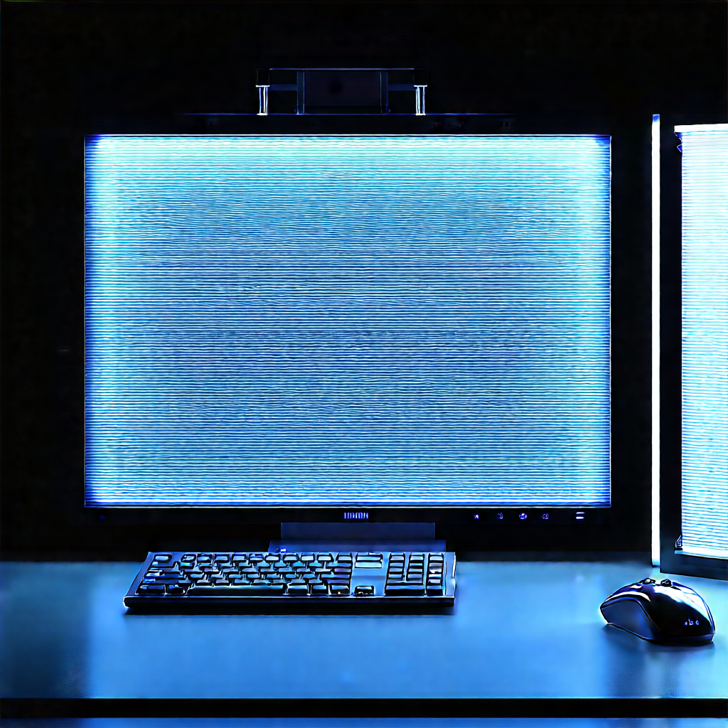 Educational Technology In Manufacturing Facility With Computer Monitor