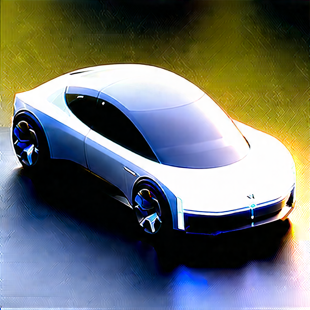 Innovative Electric Vehicle Design With Futuristic Displayed