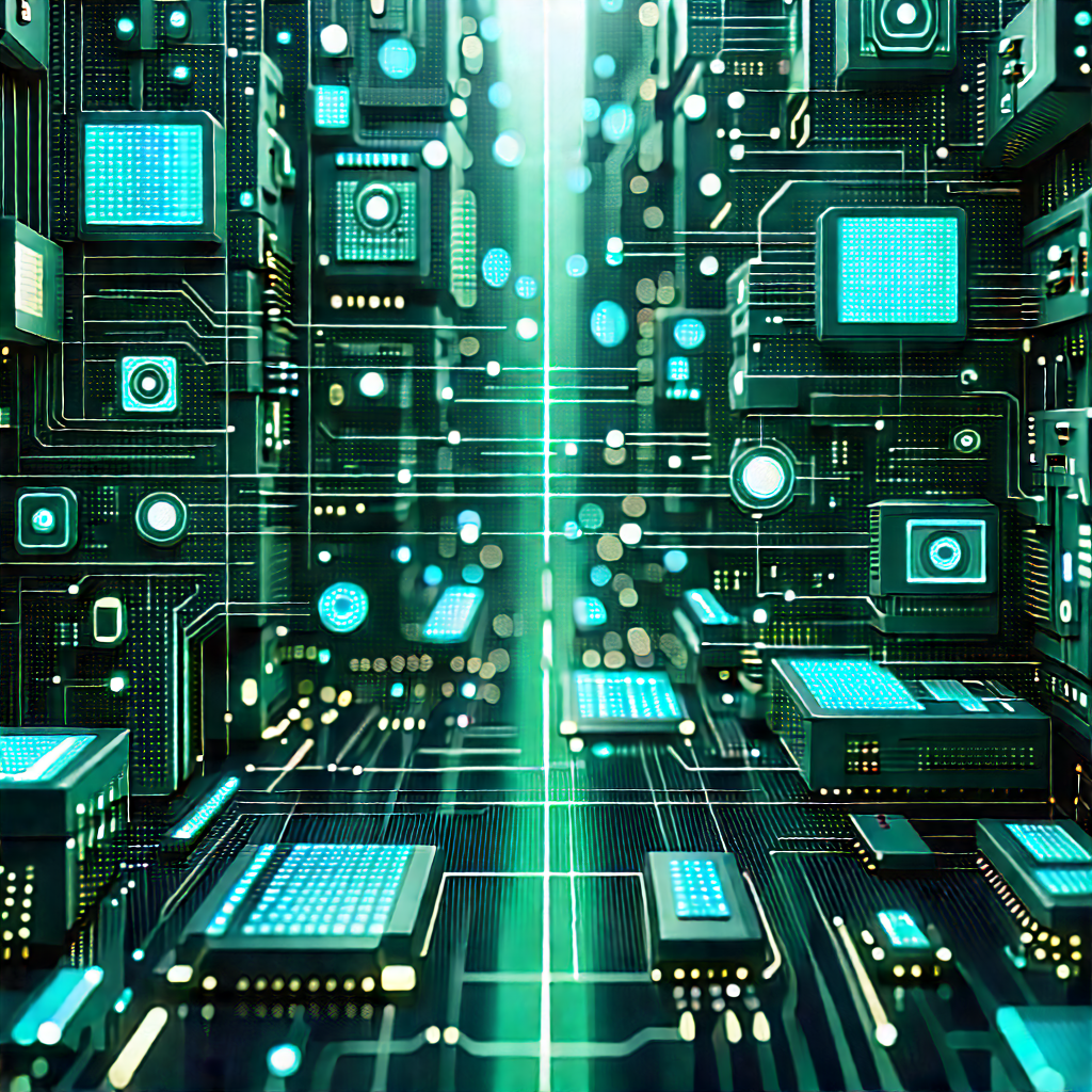 Close-up of sensor array