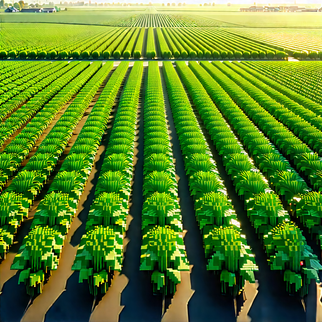 Agricultural technology in manufacturing facility
