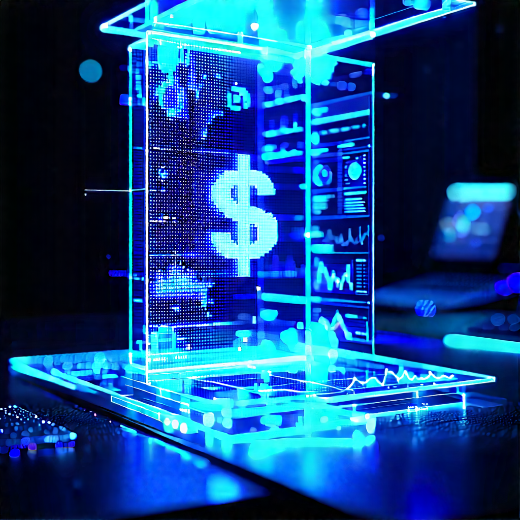 Financial technology in tech office