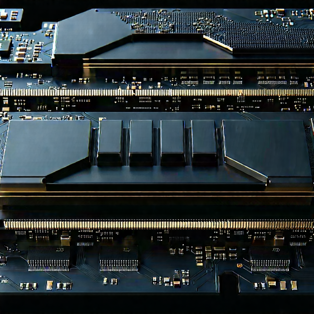 Close-up of memory module