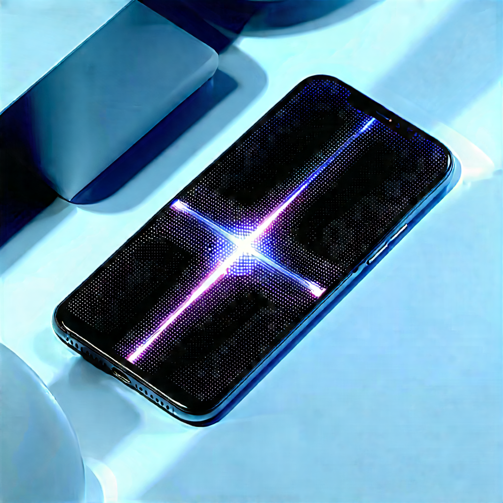 Smartphone with holographic display